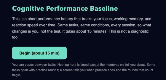 Cognitive Battery